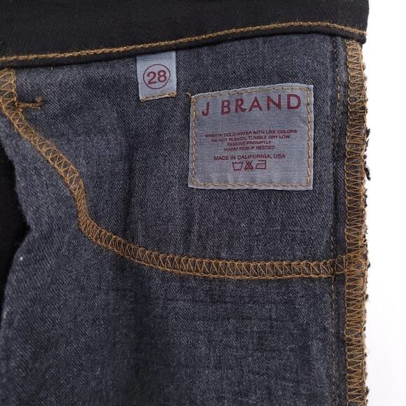 J Brand Black Straight Jeans 28 - Picture 3 of 8